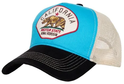 Produktbild von King Kerosin Trucker Cap - California Black & Blue