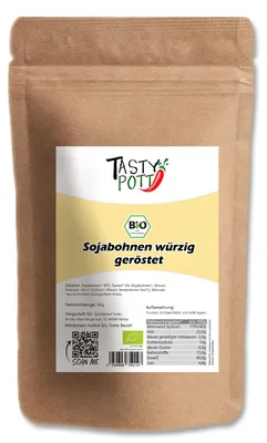 Produktbild von Tasty Pott Sojasnack geröstet und gesalzen - im Beutel - 1 Beutel