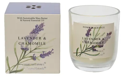 Produktbild von Decoris Duftkerze im Glas Lavendel H9cm