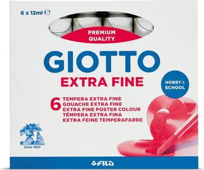 Produktbild von Giotto 352001, Weiß, 12 ml, Tube, Italien, Pappkarton, 6 Stück(e)