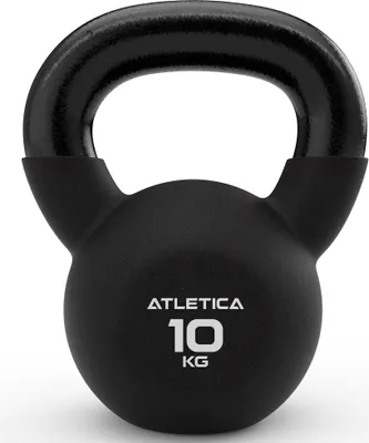 Produktbild von ATLETICA Kettlebell | 10kg | hochwertiger Look & Feel | doppelt Neopren beschichtet