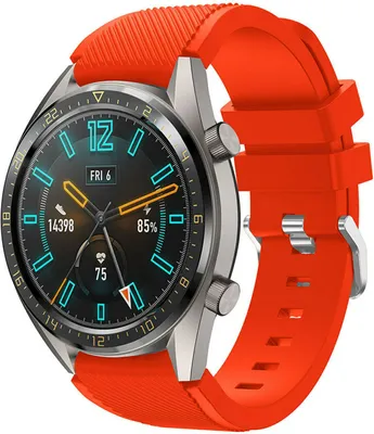Produktbild von Strap-it Huawei Watch GT 2 Silikonarmband (Rot)