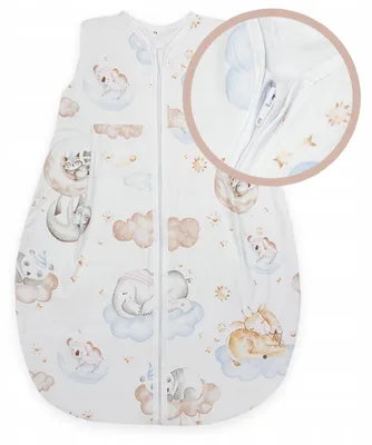 Produktbild von Ankras Baby-Schlafsack Sommer 56/62 0,5 TOG Baumwolle