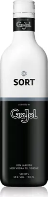 Produktbild von Ga-Jol Sort schwarz Vodka Shot 30% Vol. 0,7L