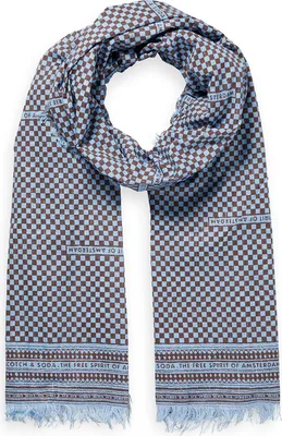 Immagine prodotto di SCOTCH & SODA sciarpa Block Print Sarong Open Brown multicolore