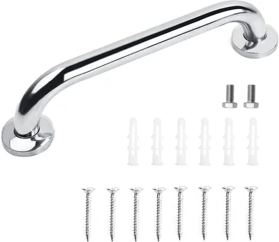 Immagine prodotto di Maniglia per doccia in acciaio inossidabile, 30 cm, antiscivolo, per una maggiore sicurezza in bagno