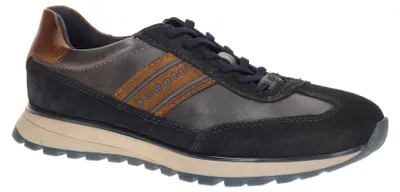 Produktbild von Bugatti AWC03 Herrenschuhe - bequeme Schnür Halbschuhe blau NEU