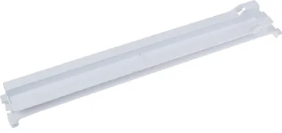 A white, elongated product on a white background.