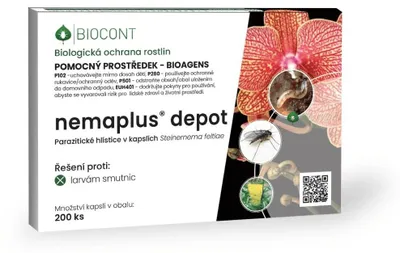Obrázok produktu pre BIOCONT LABORATORY, spol. s r.o. Parazitické helminty proti hnilobe (5 miliónov) - Nemaplus Depot