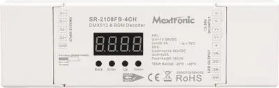 Produktbild von LED CONNEX DMX RDM Decoder 16 bits 4CH 5A 12-36V MASTER/SLAVE