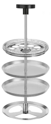 French Press Filterset, Edelstahl, 3 Tassen, wiederverwendbar