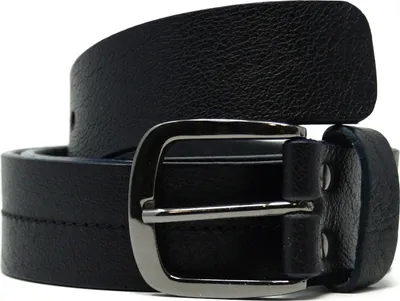 Produktbild von New Look Leder Gürtel Stitch Detail, schwarz (black 01), Gr. 80, 71-81cm