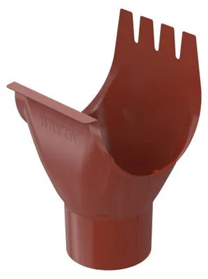 Produktbild von BRYZA Rinnenkessel verzinkt Ø 125/90 mm, Ziegelrot RAL 8004