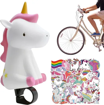 Produktbild von Fahrradklingel für Kinder, Einhorn, für Kinderfahrrad