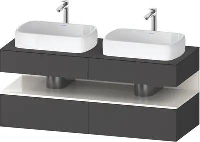 Produktbild von DURAVIT QA4767022490000 QTG KWTU WH Ek. 1400x550x600 Gt Mt. H