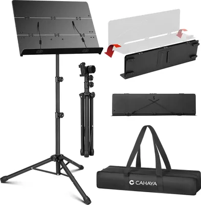 Produktbild von Cahaya Notenpult Musikzubehör dreifach faltbar leichtes Design einfach zu verstauen general