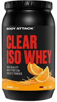 Immagine prodotto di Body Attack Clear Iso-Whey 900g Arancione