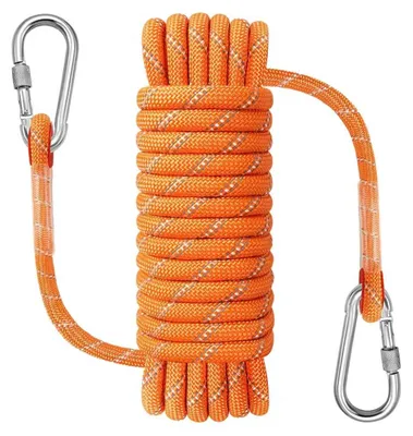 Image de Corde d'escalade extérieure robuste, 10 mm x 10 m, pour diverses applications