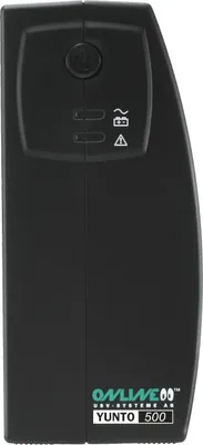 Obrázok produktu pre ONLINE USV YUNTO 500 - Line-Interaktiv - 0,5 kVA - 300 W - 180 V - 270 V - 50/60 Hz