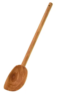 Produktbild von Fackelmann Kochlöffel spitz 30 cm OLIVE, Löffel aus Holz, Design-Küchenhelfer aus Oliven-Holz, robust und mit unverkennbarer Maserung (Farbe: Braun)