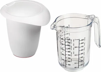 Produktbild von Westmark Set, 2tlg., Quirltopf 1 l + Messkanne »Gerda«, 1 l, 306822E9