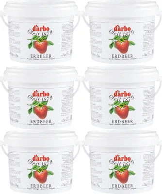 Produktbild von Food-United FRUCHTAUFSTRICH ERDBEER 6x 2kg Eimer von DARBO höchste Qualität