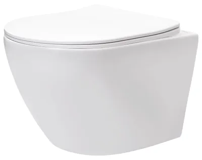 Produktbild von Wandhängendes Rea Carlo Lux Rimless Z Funkcją Bidetu Weiß mit Bidetfunktion