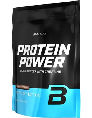 Image de BioTech USA Protein Power 1000 g vanille / Protéines à multi ingrédients (journalières) / Protéines à multi ingrédients au goût excellent enrichies de créatine micronisée