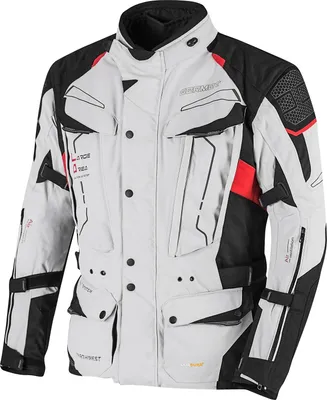 Image de Germot blouson moto homme NorthWest , gris clair noir, L