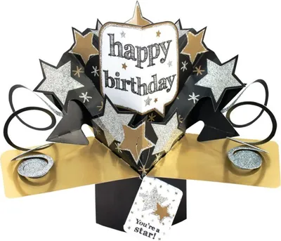 Produktbild von Grußkarte Pop Up Karte Happy Birthday, Geburtstag, Geburtstagskarten, Glückwunschkarten
