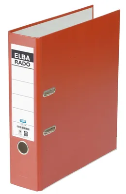 Immagine prodotto di Cartella ELBA rado brillant, larghezza dorso: 80 mm, rosso DIN A4, copertina esterna/interna in acrilato raffinato (10417 RO)