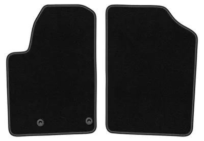 Productafbeelding van Velours voormatten voor Peugeot Partner I 1997-2010 (stationwagen) – 2-delig, zwart, op maat – Wielganizator BASIC