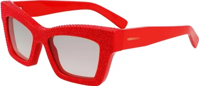 Image de Lunettes de soleil FERRAGAMO SF2045SR 600 RED 52/17/140 POUR FEMMES
