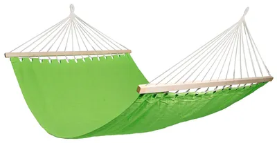 Hängematte 120Kg 200x150cm Poly/Baumwolle Lime