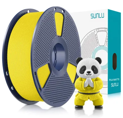 Image de Filament PLA, 1,75 mm, pour imprimante 3D, 1 kg, jaune