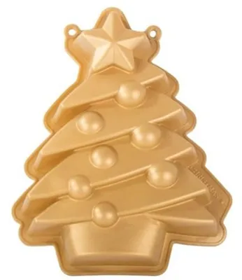 Produktbild von GKA XL Backform Silikon Weihnachtsbaum Tannenbaum Weihnachten Advent Winter 27 cm Kuchenbackform Kuchenform Silikonform Form für Kuchen