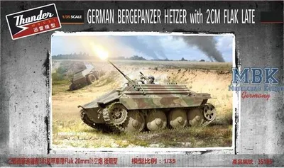 Image de THUNDER MODELS THM35105 Bergepanzer 38 Hetzer tardif avec canon antiaérien de 2 cm 1/35
