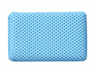 Produktbild von BADEWANNENKISSEN mit Saugnäpfen 29x20x6cm PVC Badekissen Wannenkissen Kissen 21 (Blau), KI-generiertes Bild
