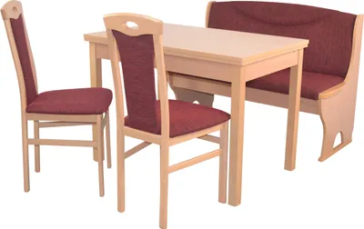 Produktbild von Sitzgruppe 4tlg. mit Esstisch 104x67 cm
