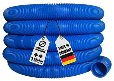 Produktbild von Poolschlauch Schwimmschlauch 3 Meter 38mm 1 1/2" Muffenabstand 1,5m Pool AquaOne