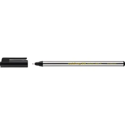 A black pen cap and a silver pen are shown against a white background.