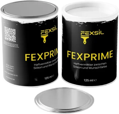 Produktbild von FEXSIL Haftgrundierung 125 ml weiß zum Überstreichen von Silikonfugen