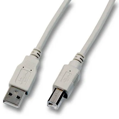 Image de EFB K5255.0,5 EFB USB2.0 Anschlusskabel A-B,St.-St.,0,5m,grau,Classic