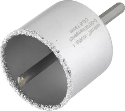 Produktbild von Wolfcraft® Bohrkranz HM mit Schaft & Bohrer Ø 73mm