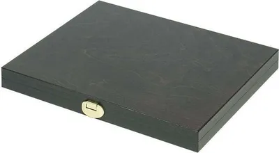 Produktbild von LINDNER Echtholz-Münzkassette CARUS-1 mit einer dunkelblauen Münzeinlage für 30 Münzen/Münzkapseln bis Ø 38 mm