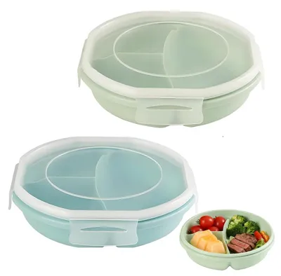 Produktbild von Omgoods – Set aus 2 Mikrowellenbehältern mit Deckel und Belüftung
