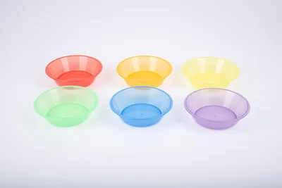 Obrázok produktu pre Tickit Translucent Colour Sorting Bowls, 1,5 rok / roky, Modrá, Žltá, Zelená, Oranžová, Purpurová, Červená