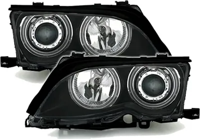 Produktbild von Eagle Eyes CCFL Angel Eyes Scheinwerfer für 3er BMW E46 Limo Touring, Bj. 2001-