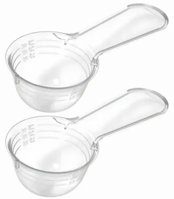 Produktbild von Novaliv 2x Messlöffel 30g robuster Kunststoff  Germany präzise Dosierung von Pulvern und Flüssigkeiten für Küche Fitness Haushalt Perfekt für Tee Pulver Waschpulver Scoop Dosierhilfe