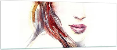 Produktbild von Bilder auf glas - Dame perfekt Kleid Eleganz - 140x50cm - Glasbilder - Wandbilder - Kunstdruck - zum Aufhängen bereit - Wanddekoration aus Glas - Glas Bilder - Wandbild auf Glas - GAB140x50-3135